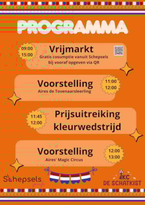 Afbeelding Koningsdag programma