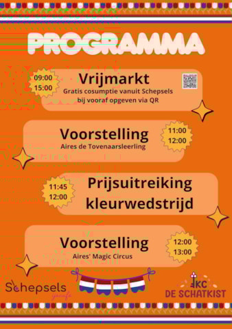 Afbeelding Koningsdag programma